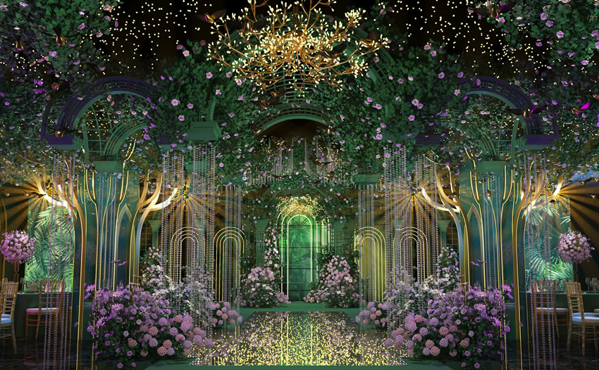 勐腊奇妙森林婚礼堂效果展示